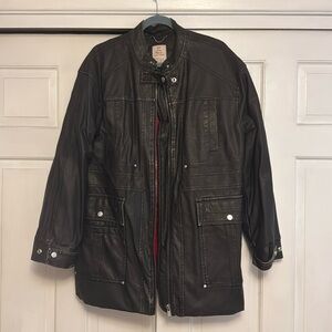 Free people leather jacket